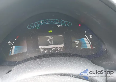 2017 Nissan Leaf S z USA, uszkodzony, nr VIN 1N4BZ0CP1HC307281